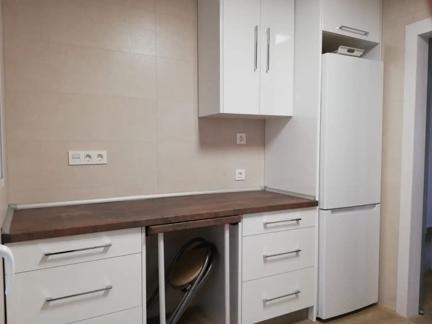 Cocina de Piso de alquiler en Murcia con Aire acondicionado, Terraza y Amueblado