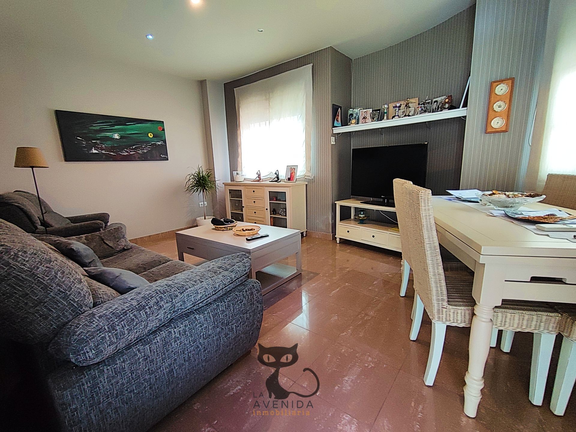 Living room of Single-family semi-detached for sale in Alzira  with Air Conditioner, Terrace and Storage room