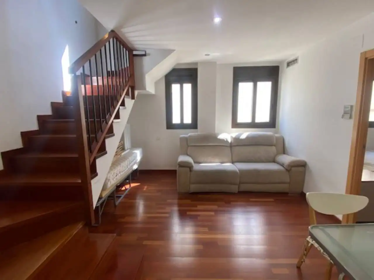 Sala de estar de Dúplex en venta en Granollers con Aire acondicionado, Calefacción y Parquet