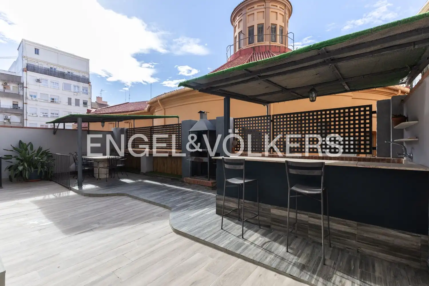 Terrace of Flat for rent in Valencia  with Air Conditioner, Heating and Terrace