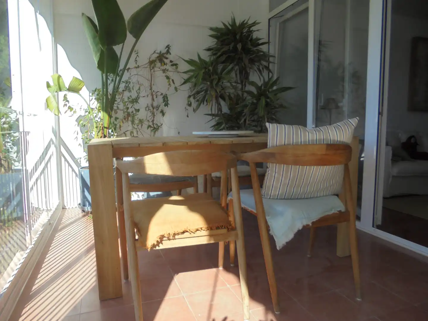 Terrasse von Wohnungen zur Miete in Oropesa del Mar / Orpesa mit Terrasse, Möbliert und Ofen