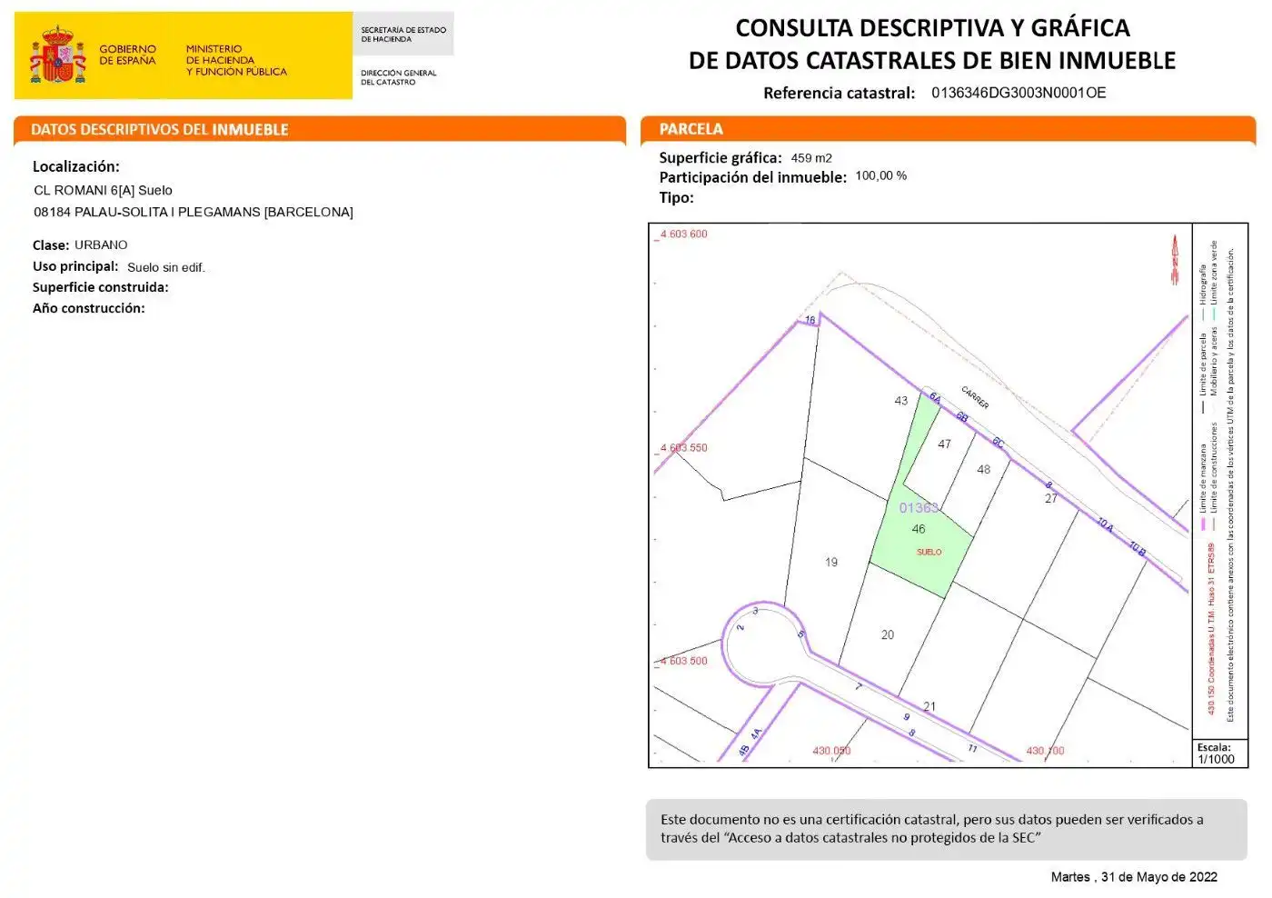 Residencial en venta en Palau-solità i Plegamans