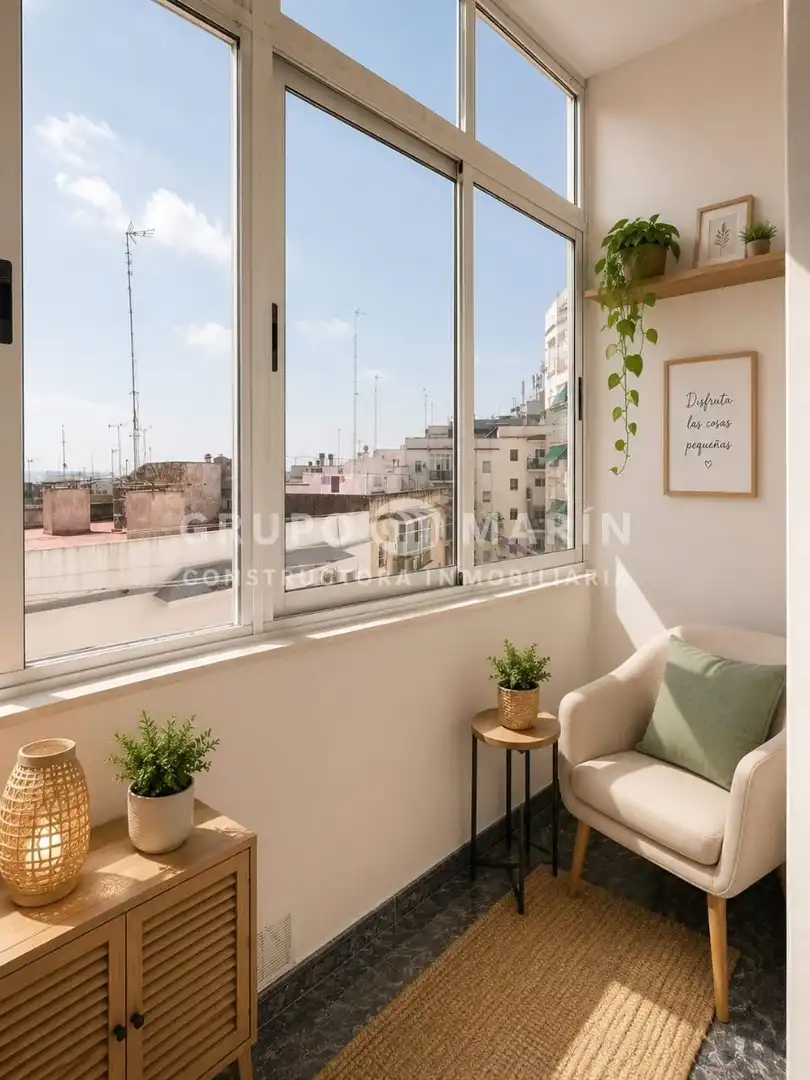 Bedroom of Flat for sale in Badalona  with Balcony