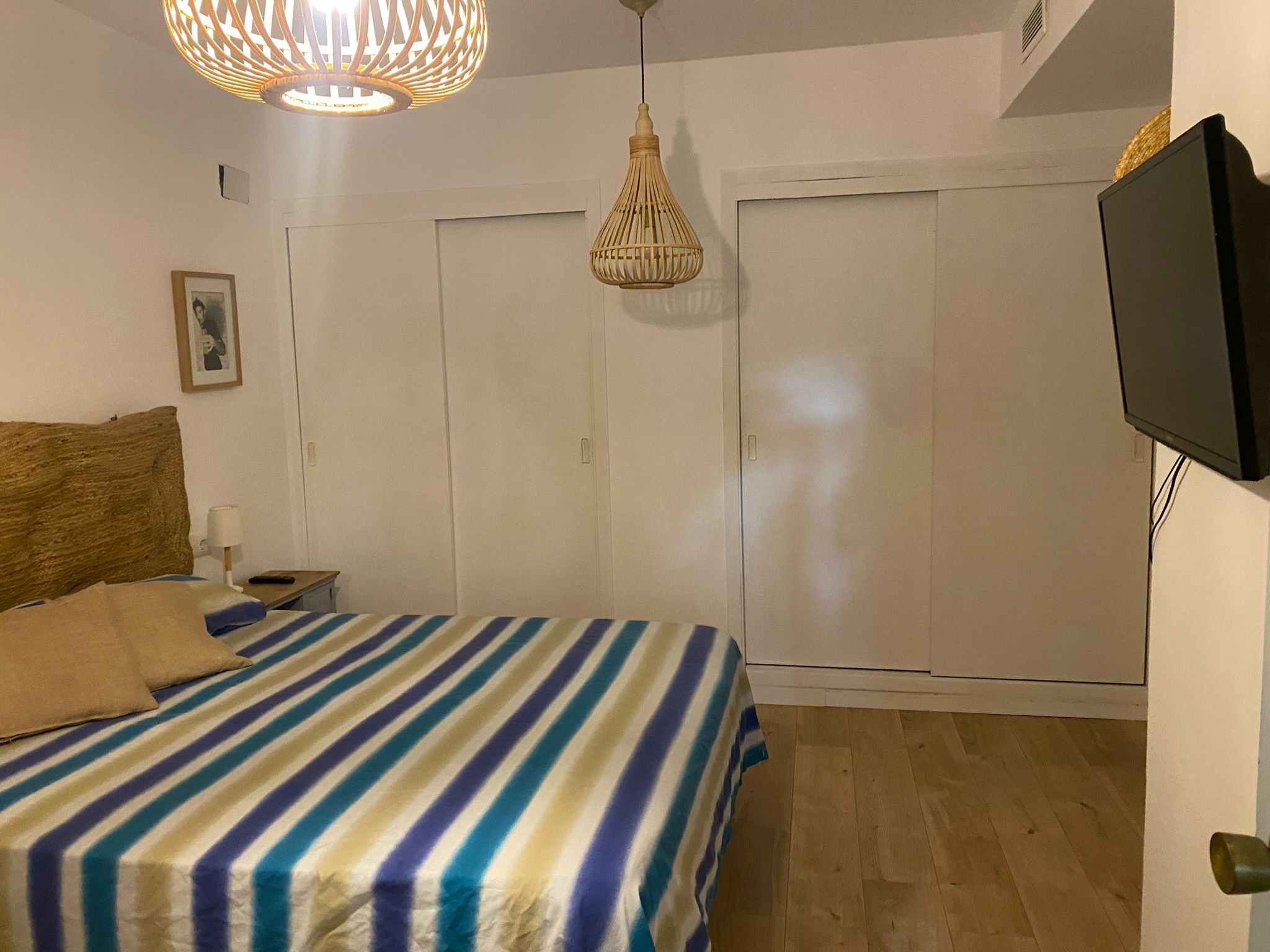 Dormitori de Apartament de lloguer en  Valencia Capital amb Aire condicionat, Calefacció i Parquet