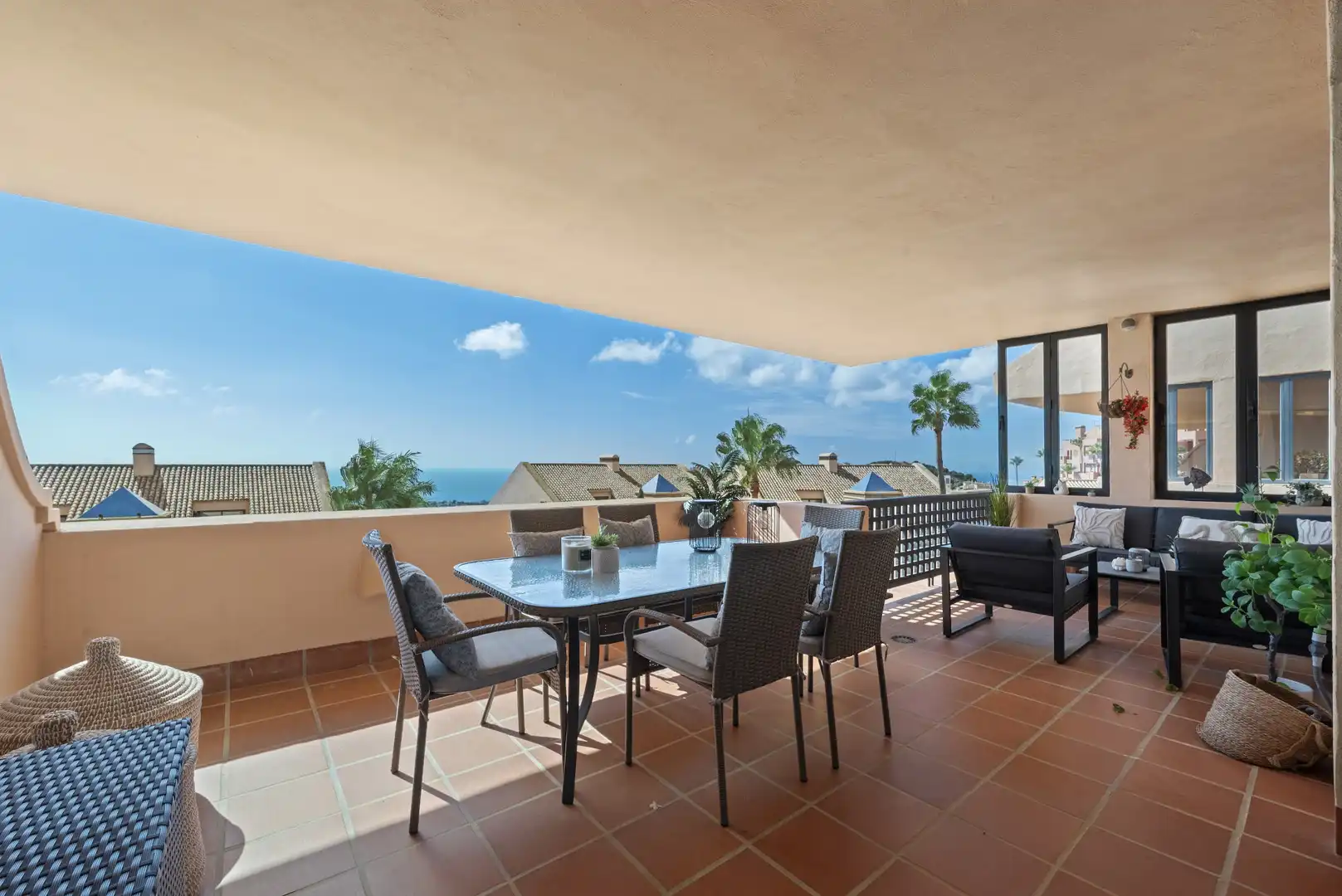 Terraza de Ático en venta en Mijas con Aire acondicionado, Terraza y Piscina