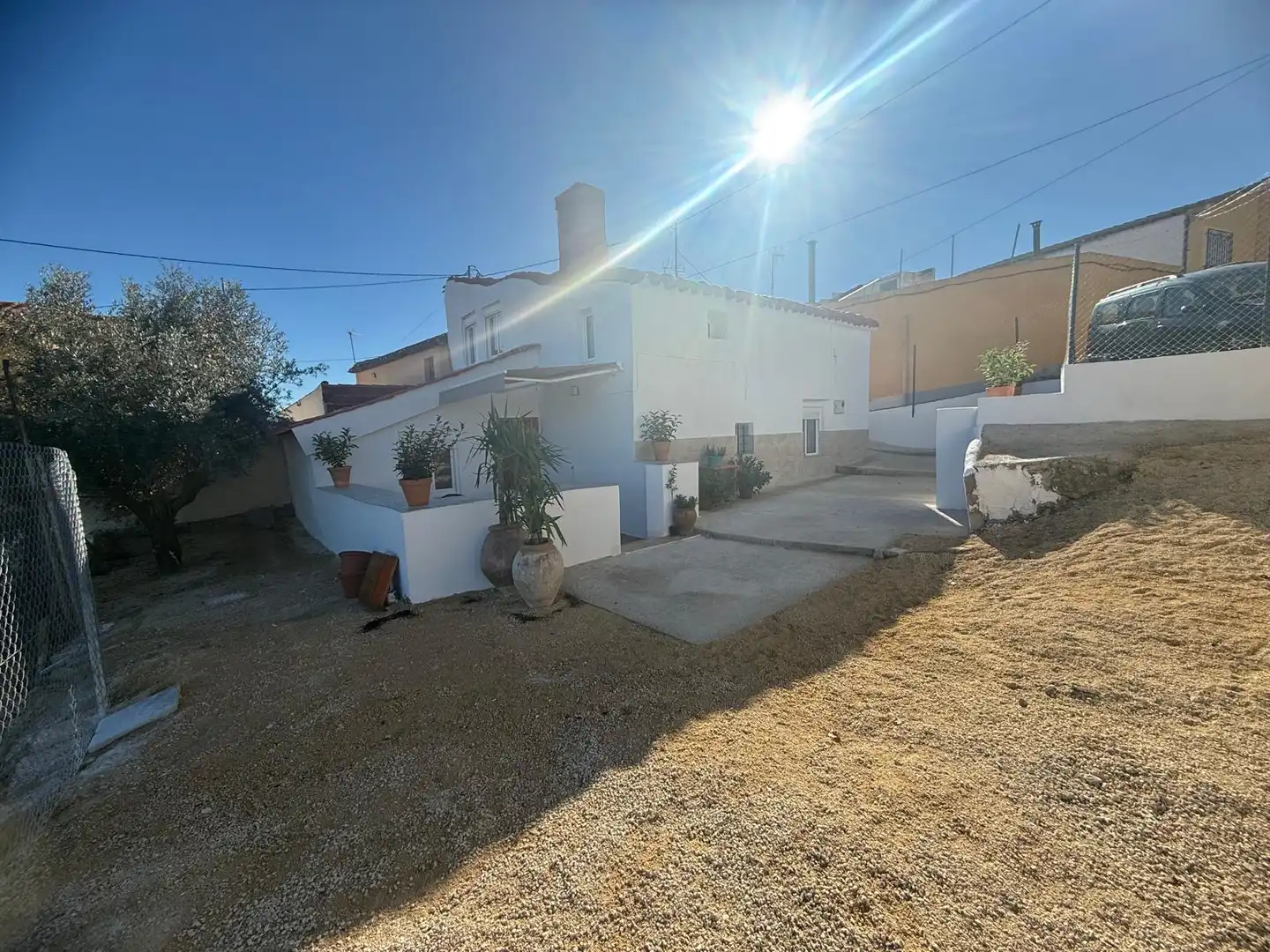 Vista exterior de Casa o xalet en venda en Cehegín amb Aire condicionat, Jardí privat i Terrassa