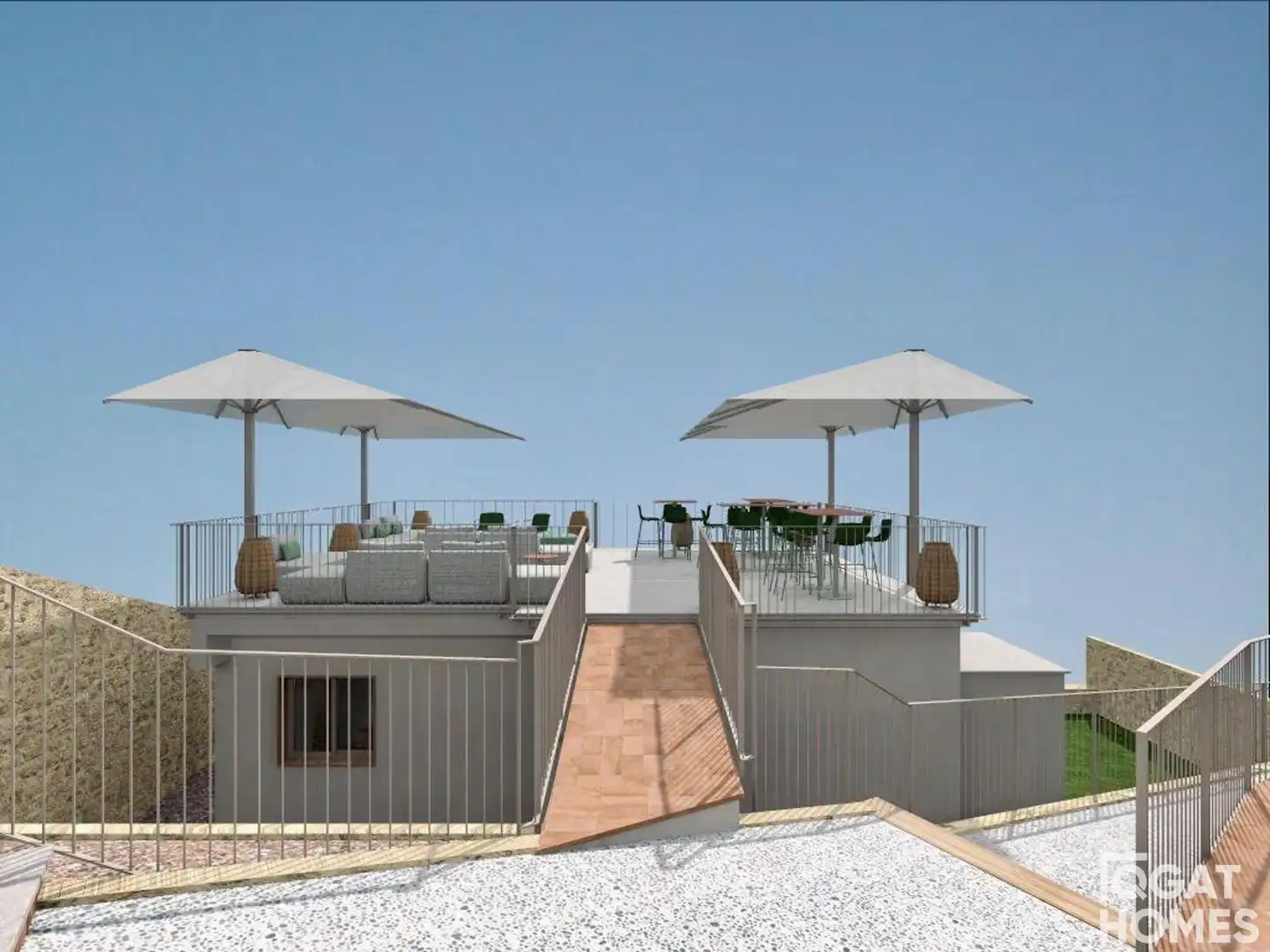 Terrassa de Casa o xalet en venda en Sant Cugat del Vallès amb Calefacció, Piscina i Alarma