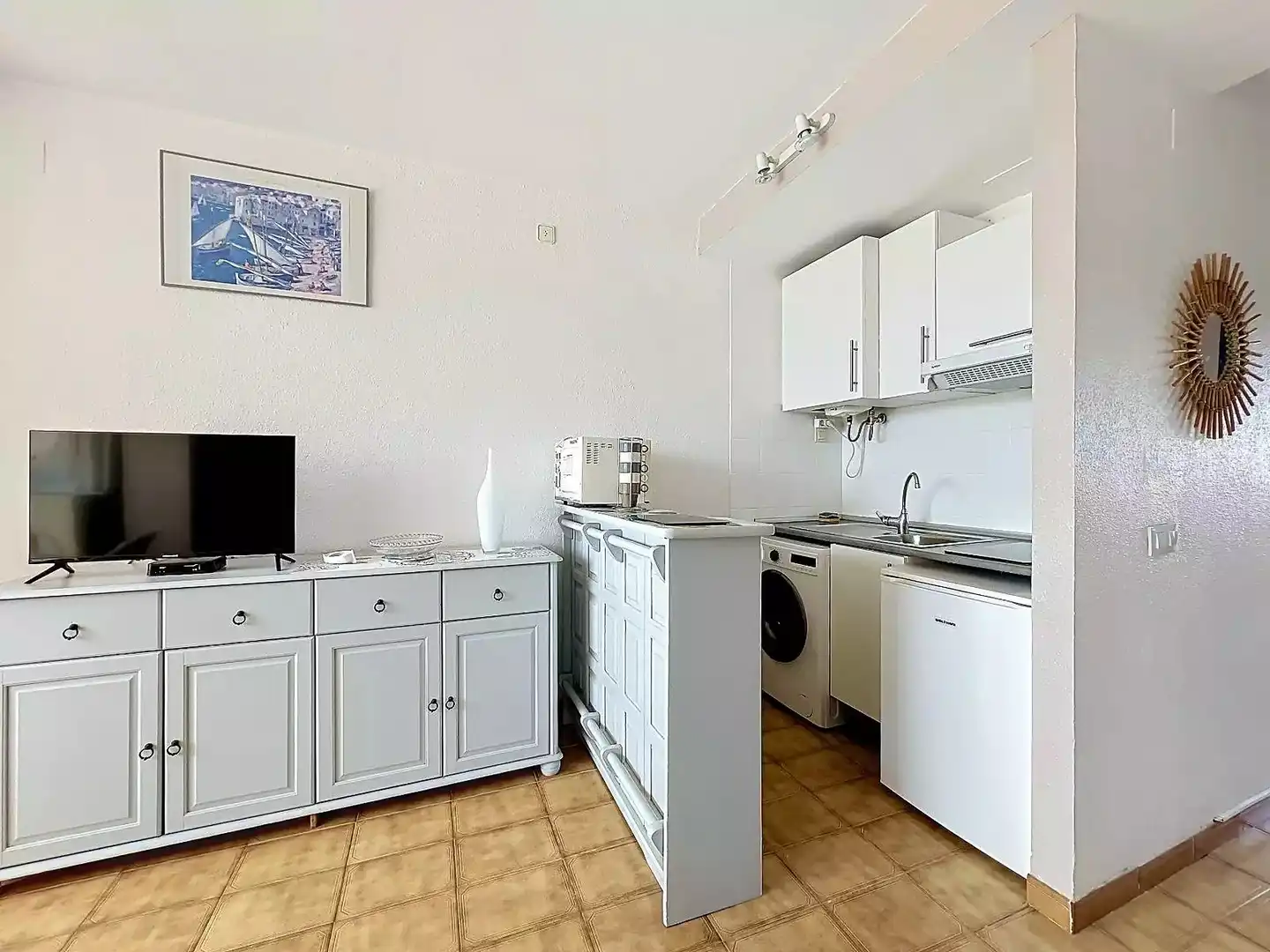 Kitchen of Flat for sale in Roses  with Furnished