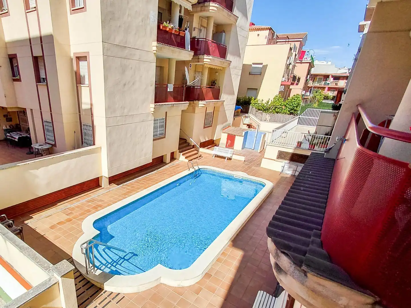 Swimming pool of Flat for sale in Calafell  with Heating, Private garden and Terrace