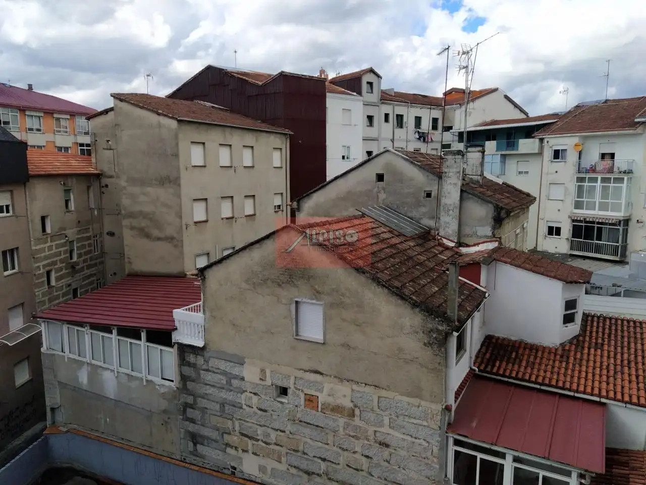 Exterior view of Flat for rent in Ourense Capital   with Heating, Parquet flooring and Furnished
