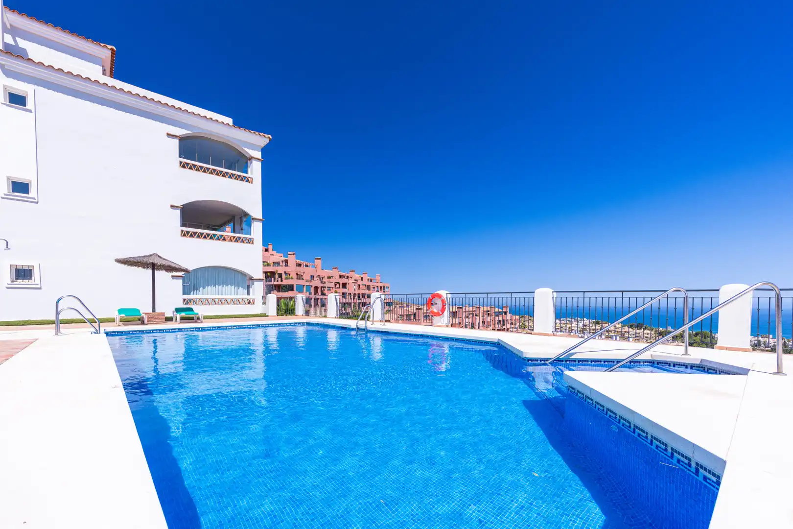 Piscina de Apartamento en venta en Mijas con Aire acondicionado, Terraza y Piscina
