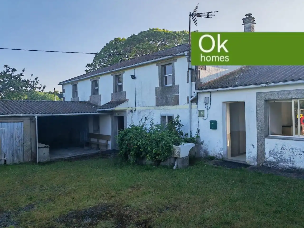 Vista exterior de Casa o chalet en venta en Aranga con Calefacción, Jardín privado y Trastero