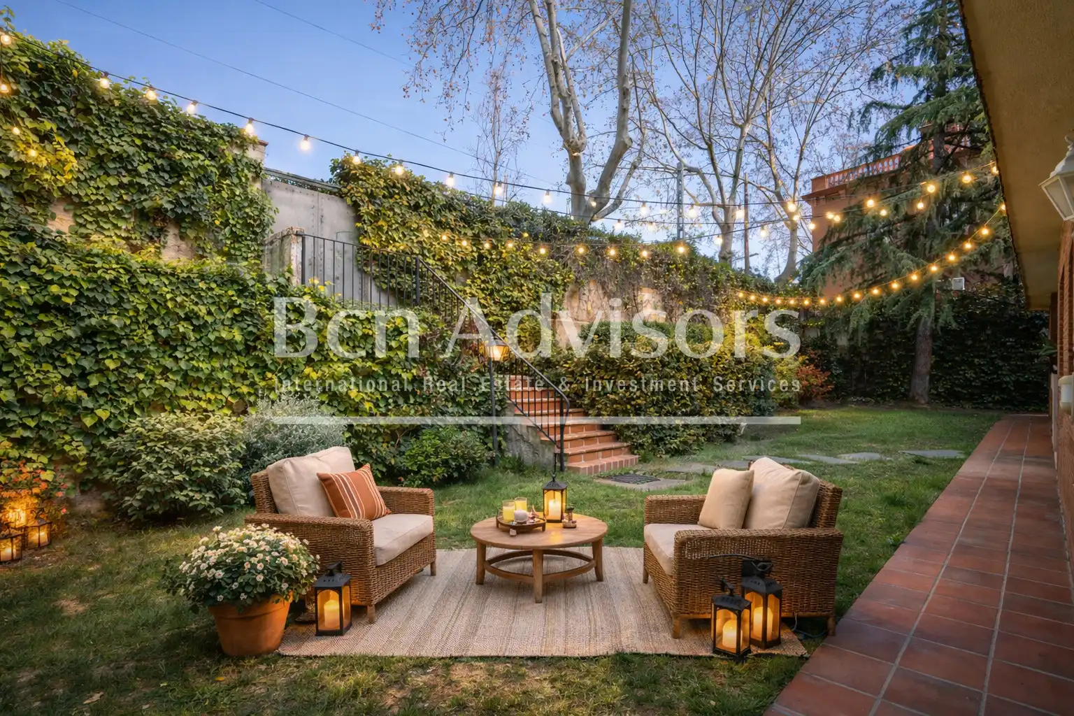 Terraza de Casa o chalet en venta en Barcelona con Aire acondicionado, Calefacción y Jardín privado