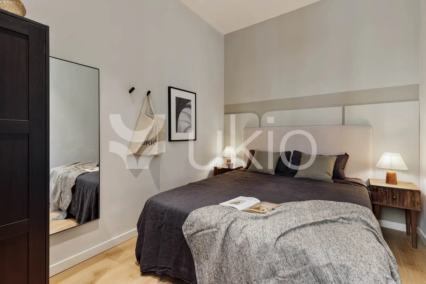 Habitación de Apartamento de alquiler en Barcelona con Aire acondicionado, Calefacción y Terraza