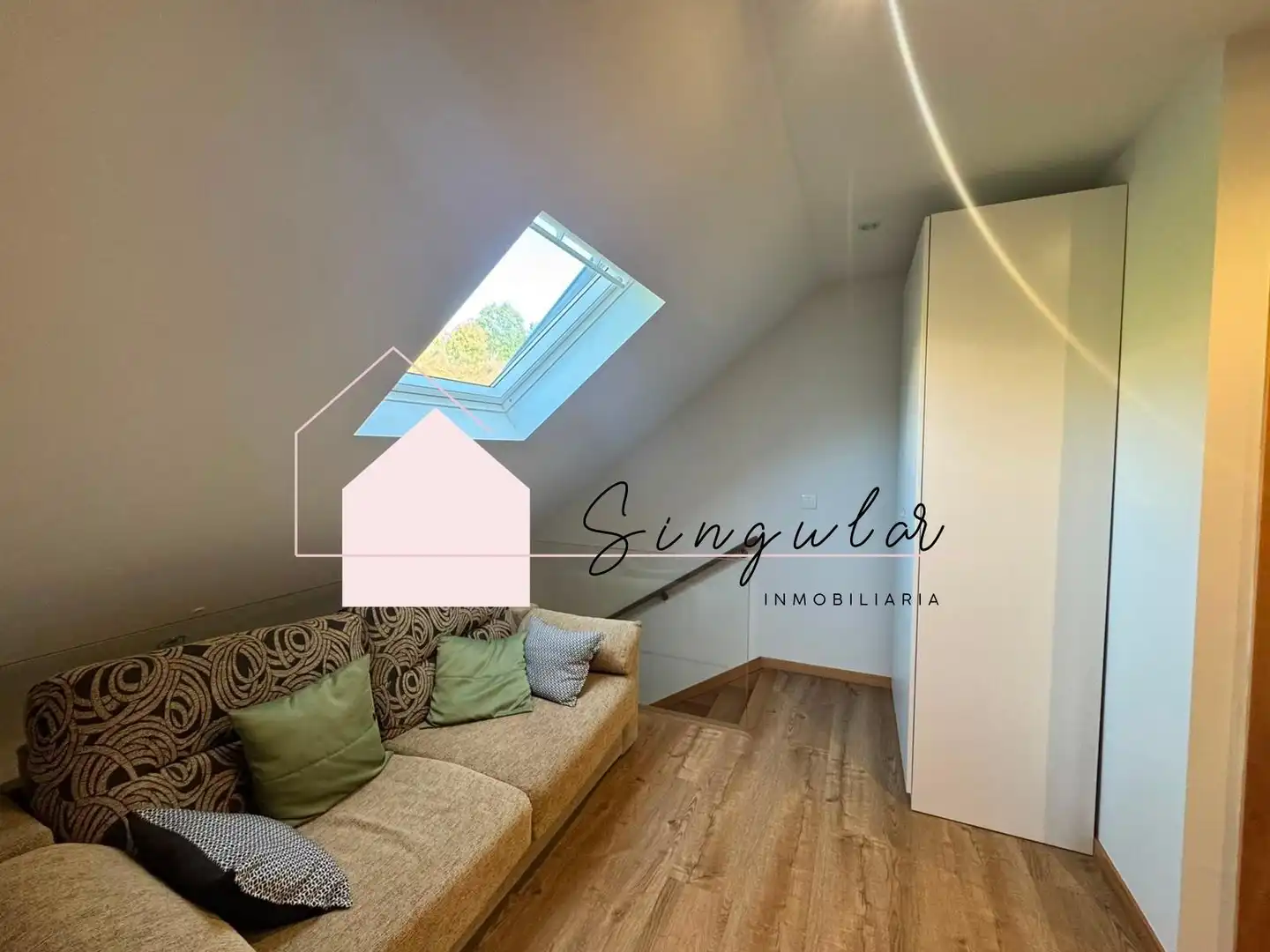 Habitación de Casa adosada de alquiler en Nigrán con Jardín privado y Piscina comunitaria