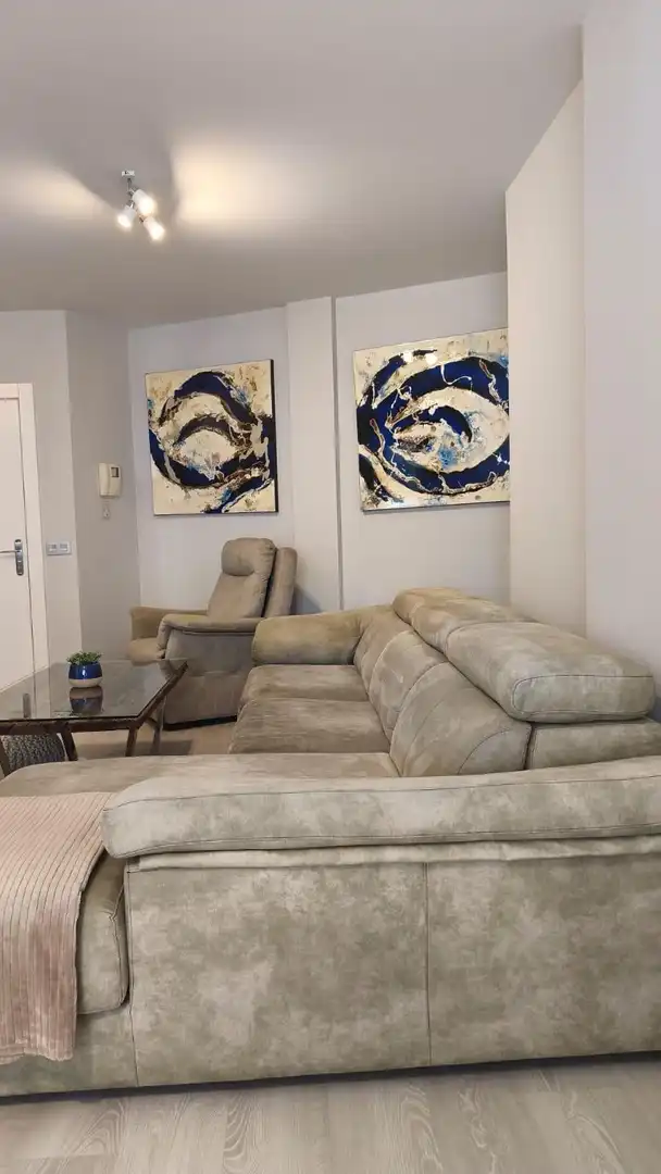 Sala de estar de Ático en venta en Murcia con Aire acondicionado, Terraza y Trastero