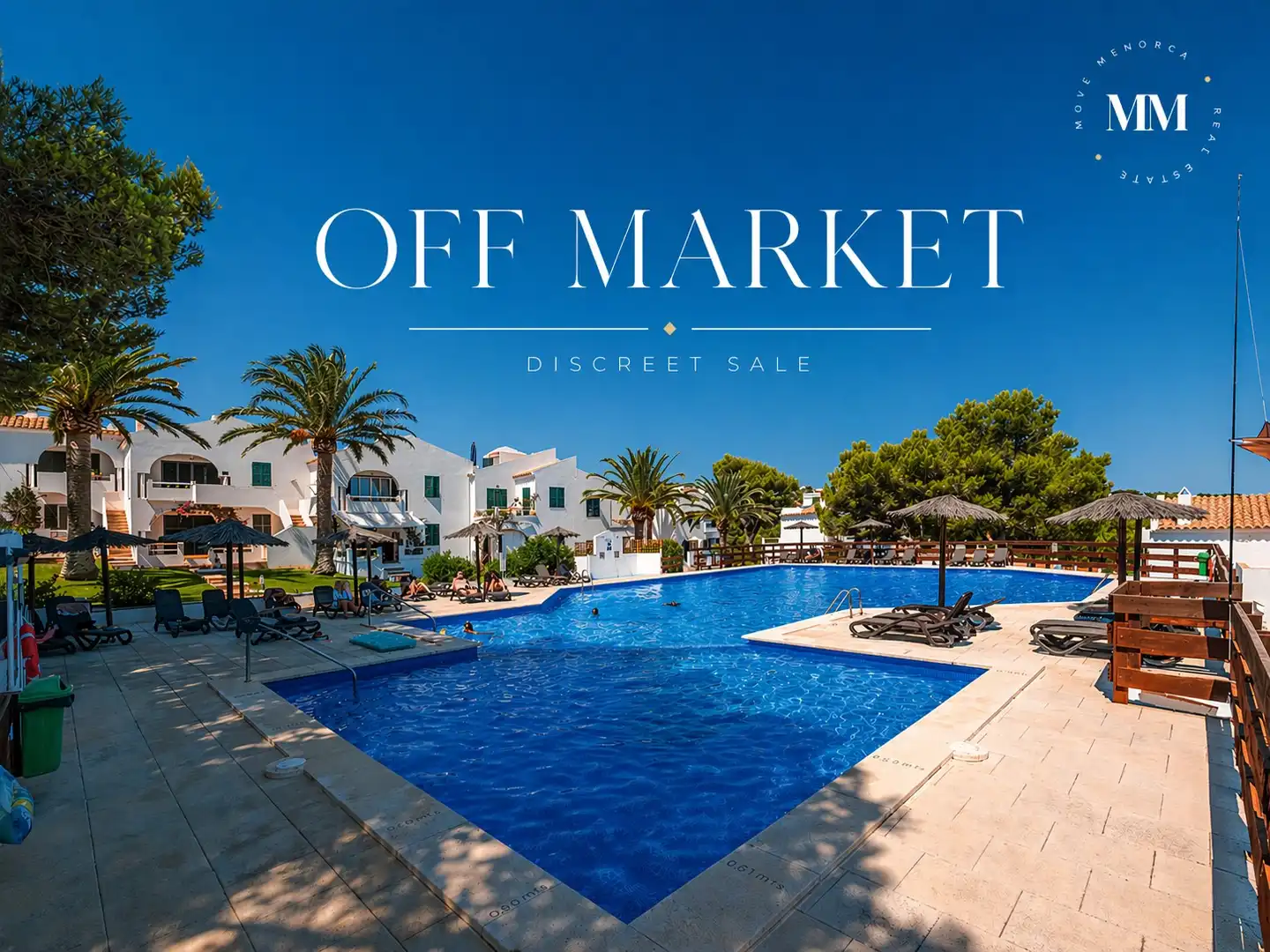 Außenansicht von Erdgeschoss zum Verkauf in Es Mercadal mit Klimaanlage, Möbliert und Gemeinschaftspool