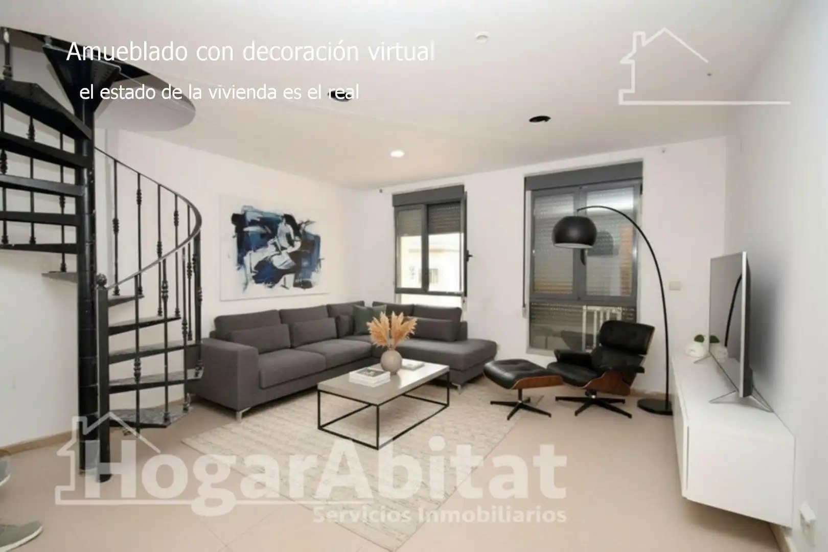 Sala de estar de Piso en venta en Llíria con Aire acondicionado y Terraza
