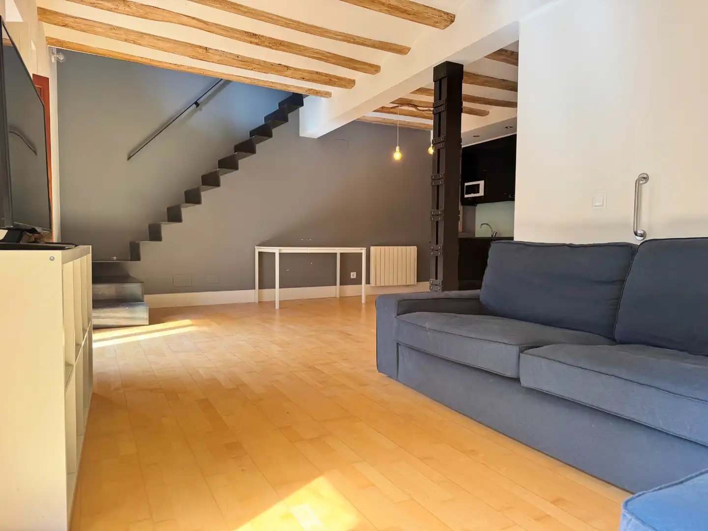 Sala de estar de Piso en venta en Girona con Aire acondicionado, Calefacción y Amueblado