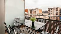 Terrace of Apartment for sale in  Barcelona Capital  with Heating, Parquet flooring and Furnished