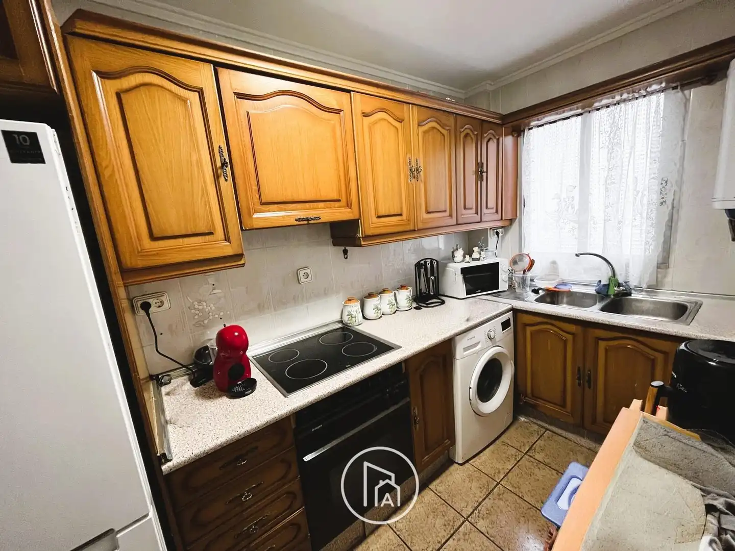 Kitchen of Flat for sale in Valencia  with Air Conditioner, Heating and Balcony