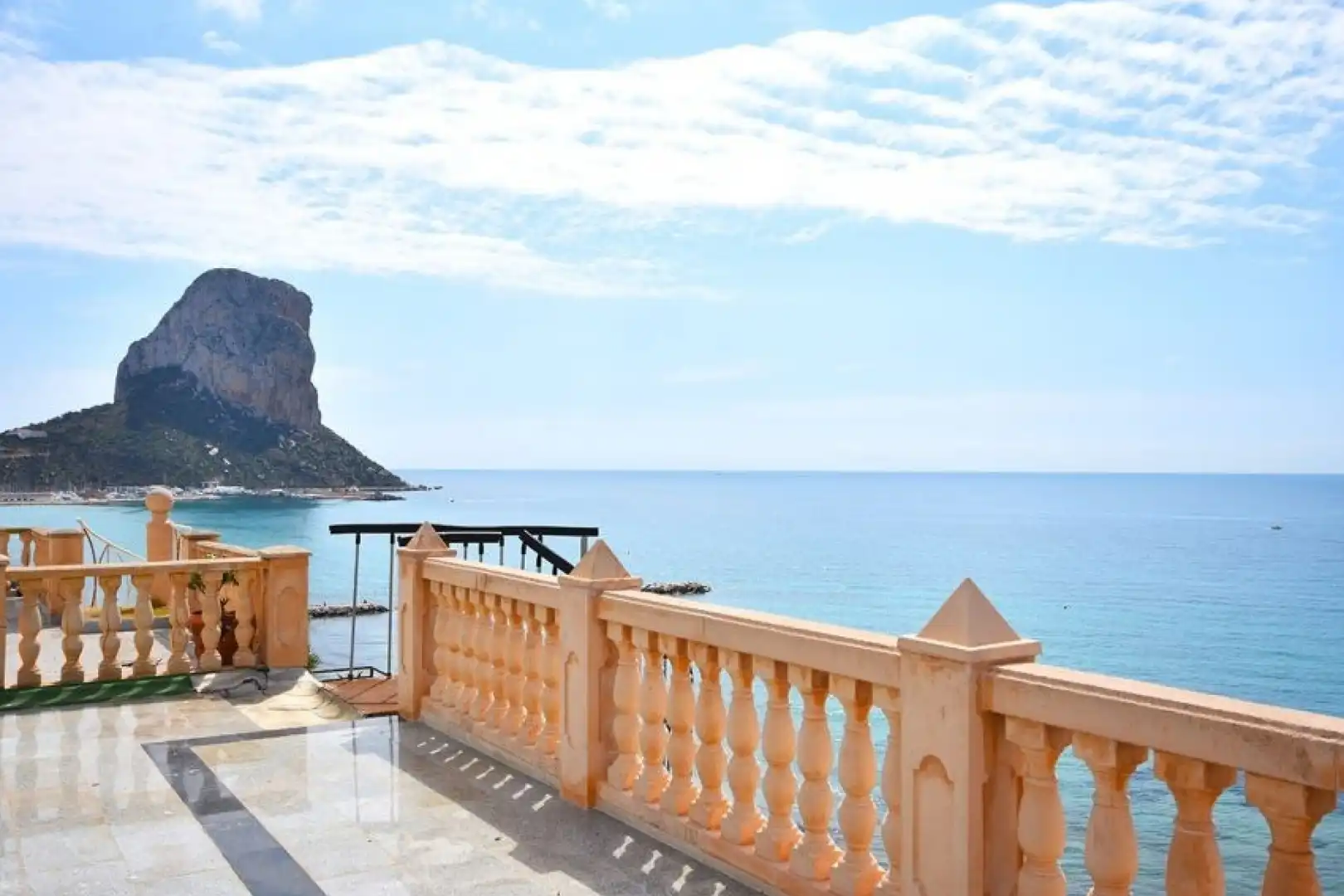 Terrasse von Dachboden zum Verkauf in Calpe / Calp mit Klimaanlage, Heizung und Terrasse