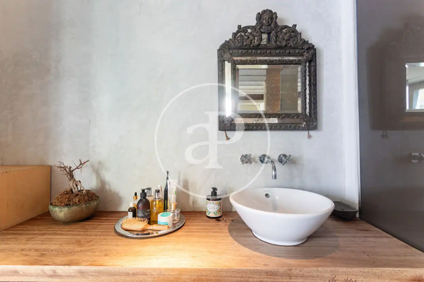 Baño de Piso de alquiler en Barcelona con Calefacción, Amueblado y Balcón