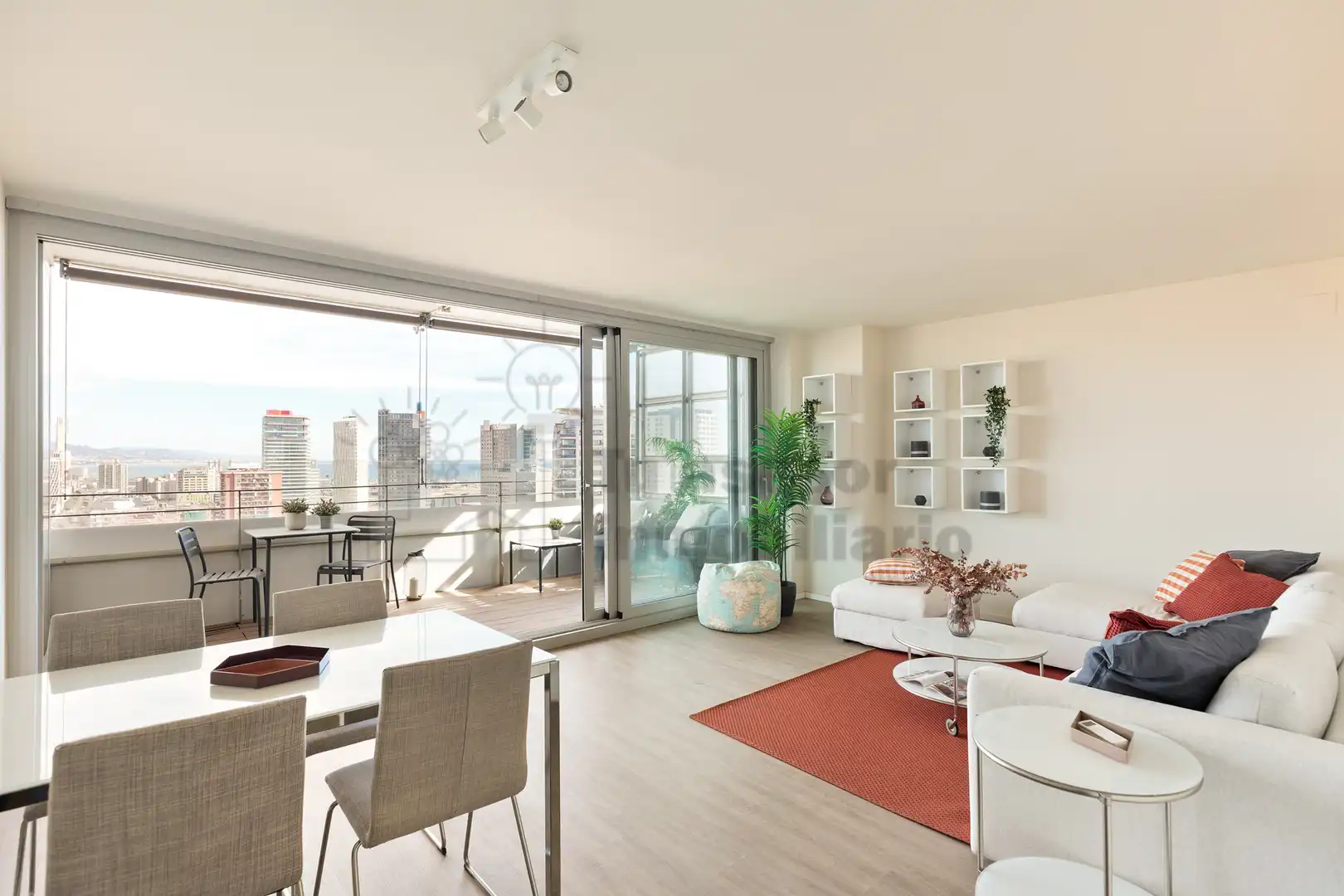 Sala de estar de Piso en venta en Barcelona con Aire acondicionado, Calefacción y Jardín privado