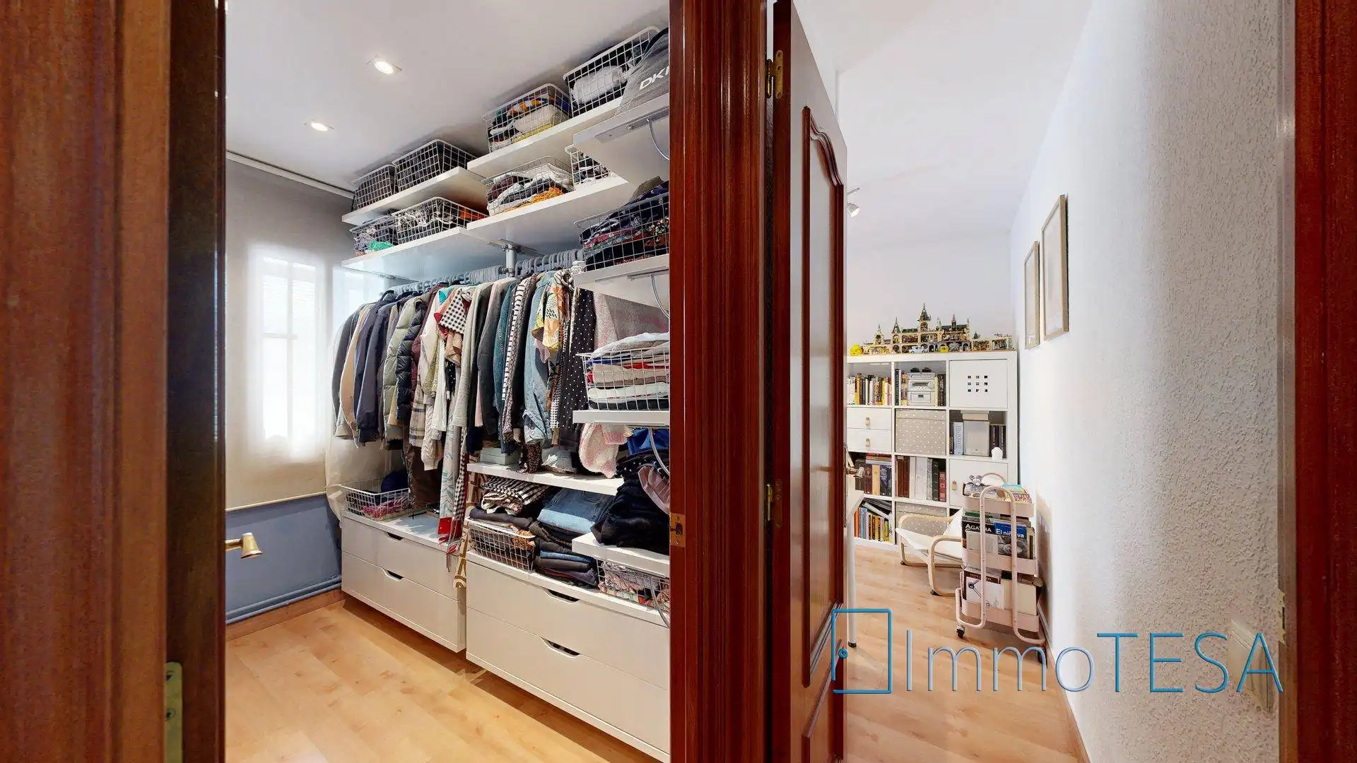 Bedroom of Flat for sale in Sabadell  with Air Conditioner, Heating and Parquet flooring