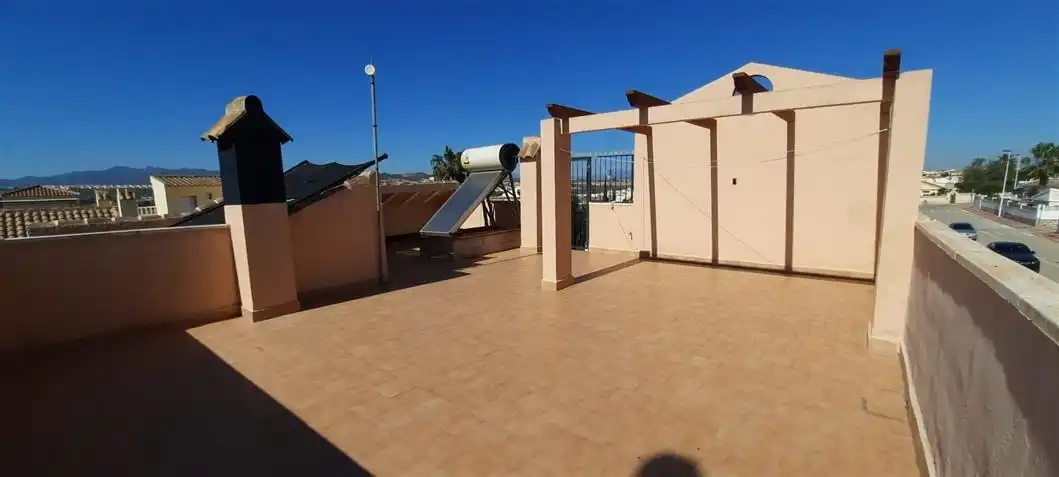 Terrassa de Casa o xalet en venda en Mazarrón amb Aire condicionat, Calefacció i Jardí privat