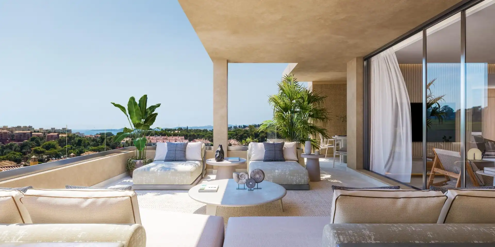 Terrassa de Apartament en venda en Benalmádena amb Aire condicionat, Calefacció i Jardí privat