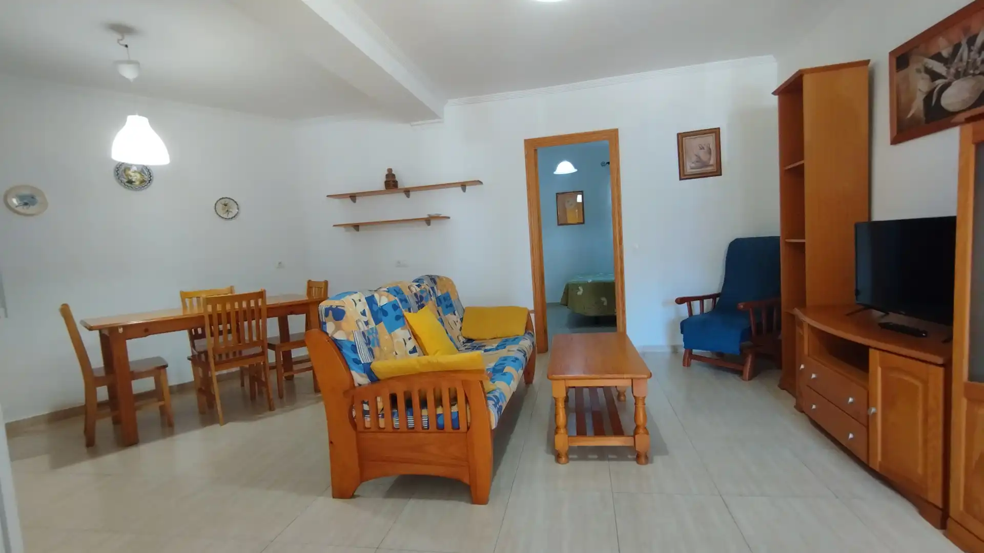 Sala de estar de Apartamento de alquiler en El Portil con Terraza, Amueblado y Lavadora