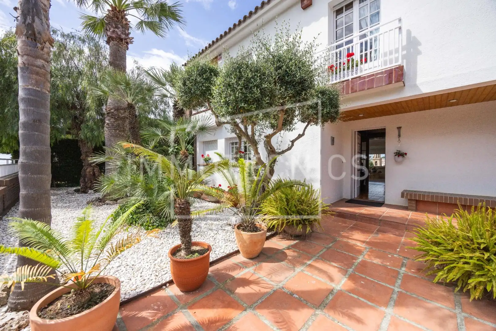 Vista exterior de Casa o xalet en venda en Canet de Mar amb Calefacció, Jardí privat i Terrassa