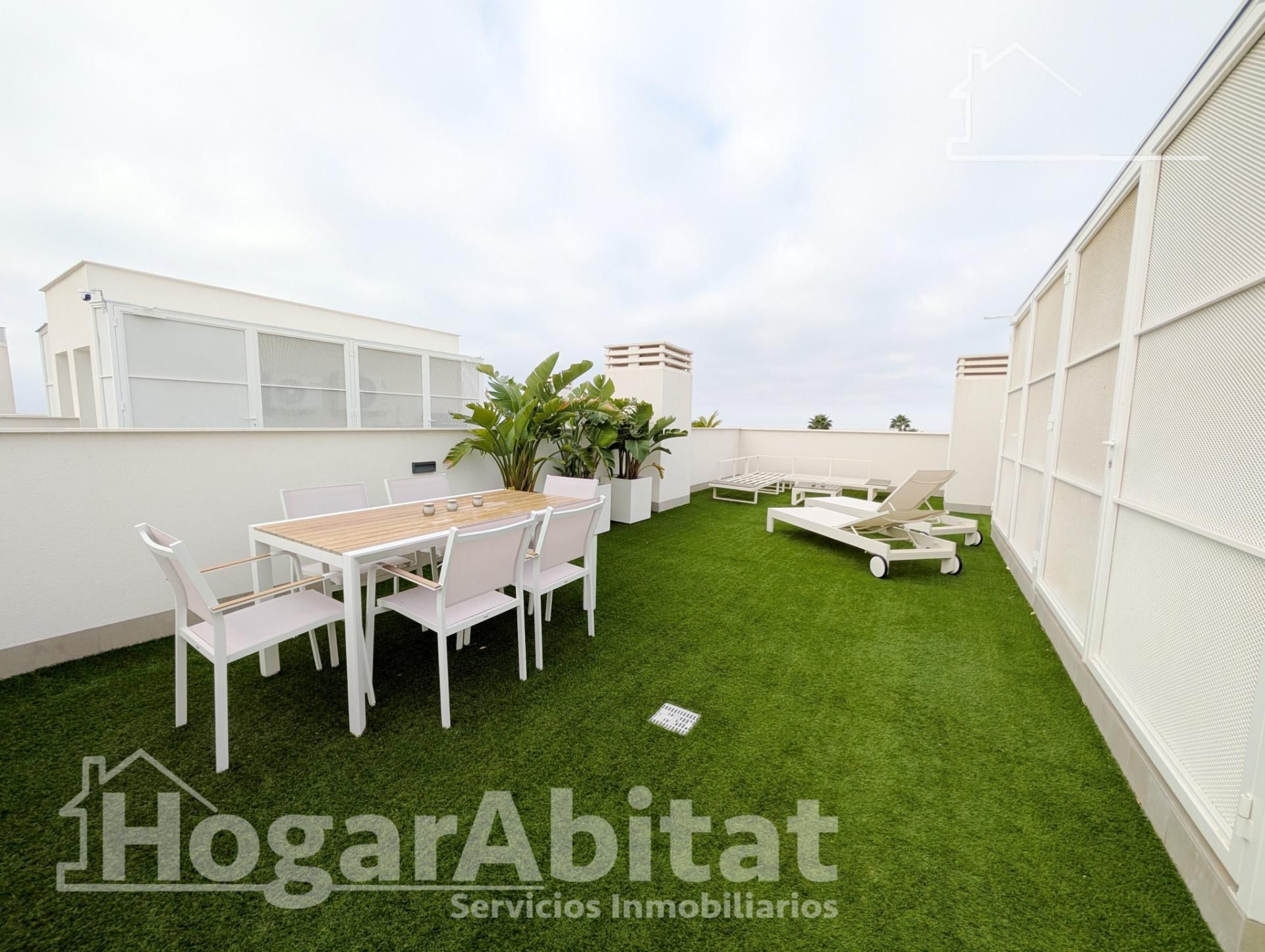 Terrace of Attic for sale in Santa Pola  with Air Conditioner, Heating and Parquet flooring