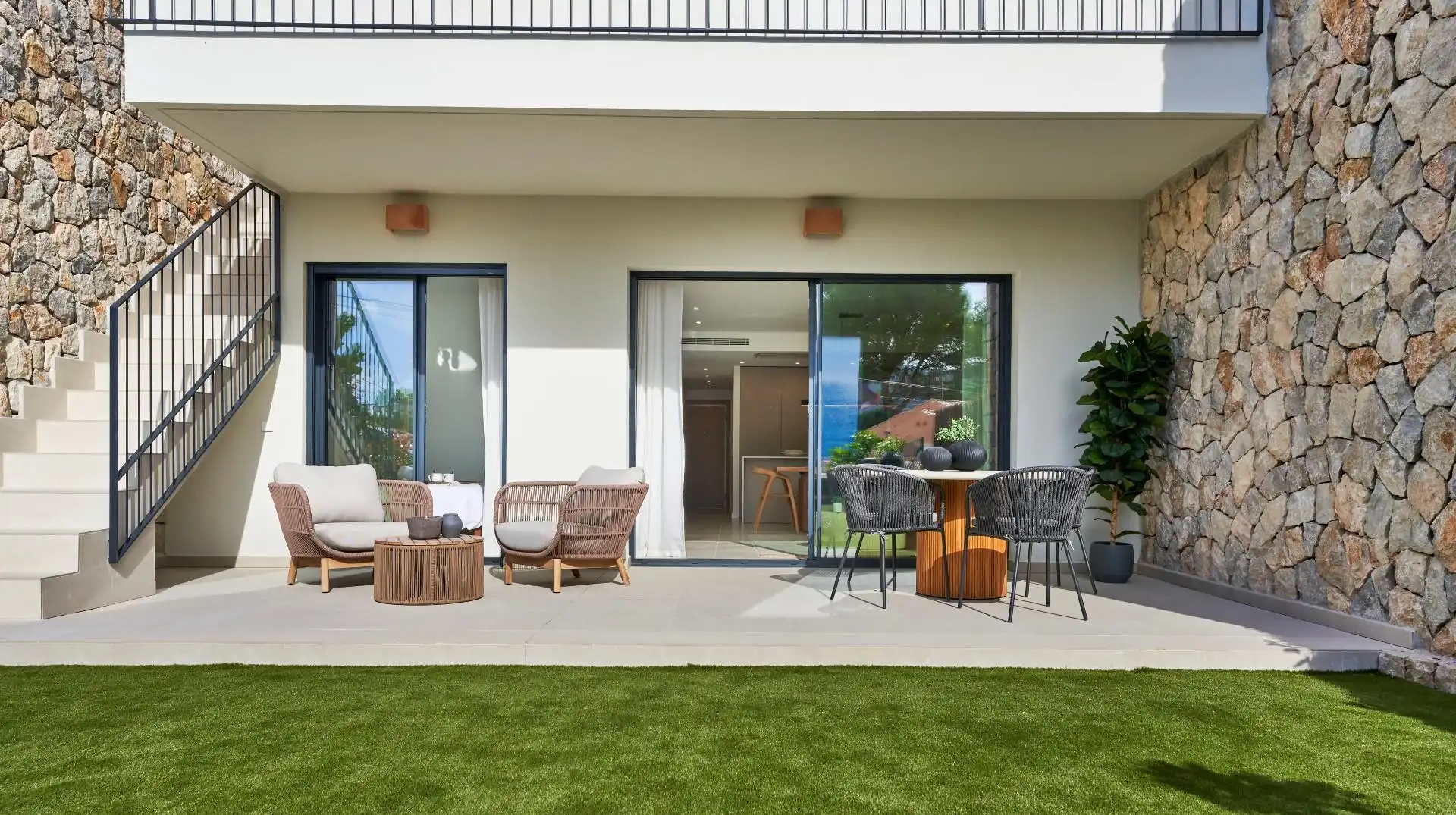 Terrace of Apartments for sale in Andratx  with Air Conditioner, Private garden and Terrace