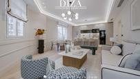 Living room of Flat for sale in  Madrid Capital  with Heating, Furnished and Balcony