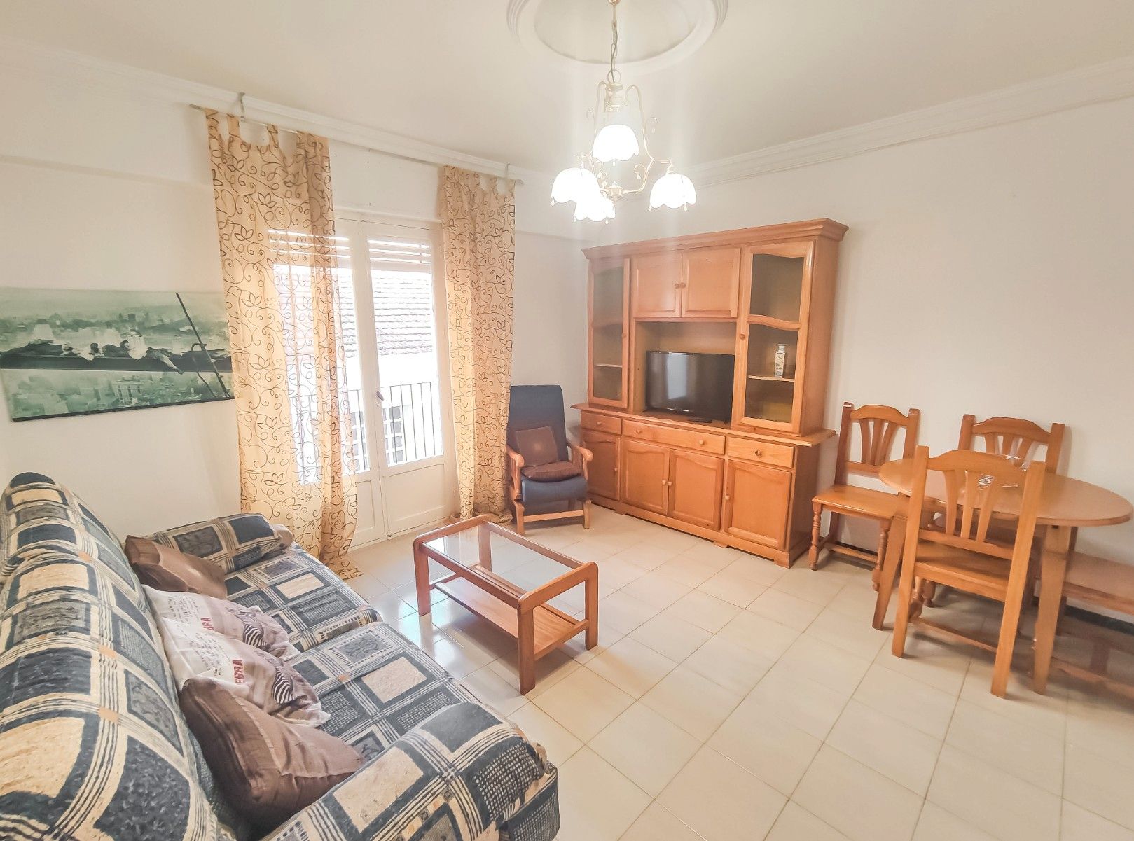 Sala d'estar de Pis en venda en Elche / Elx amb Traster, Moblat i Forn