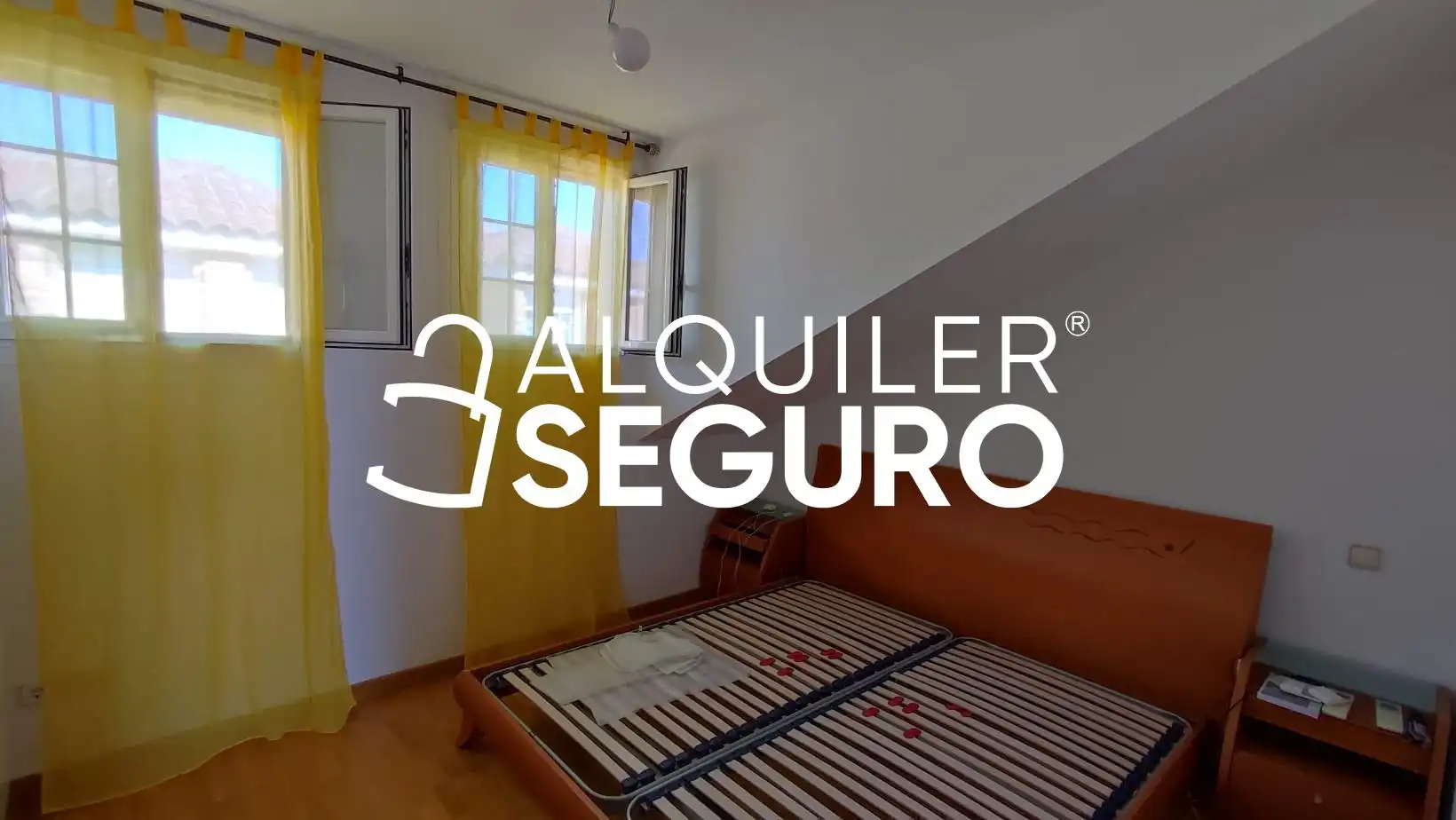 Schlafzimmer von Wohnung zur Miete in Fuente El Saz de Jarama mit Klimaanlage und Heizung