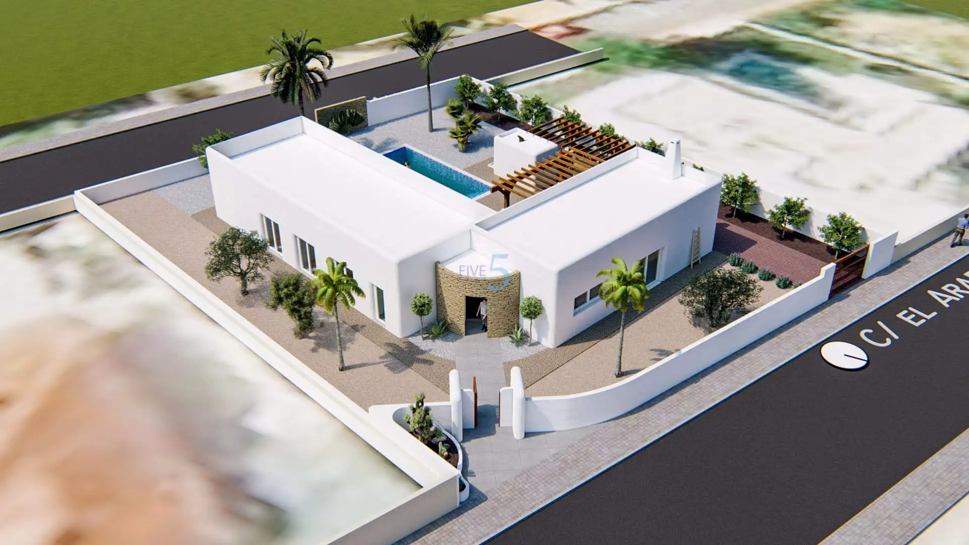 Vista exterior de Casa o chalet en venta en Pueblo - Urbanizaciones
