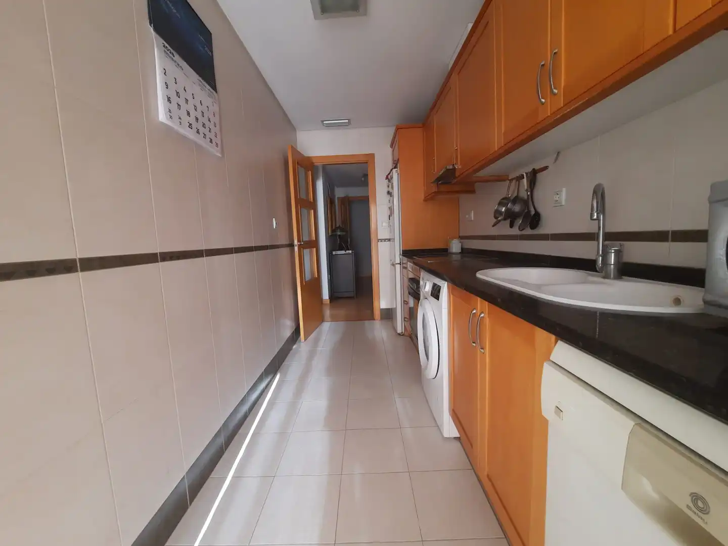 Cuina de Pis en venda en Castellón de la Plana / Castelló de la Plana amb Jardí privat, Parquet i Terrassa
