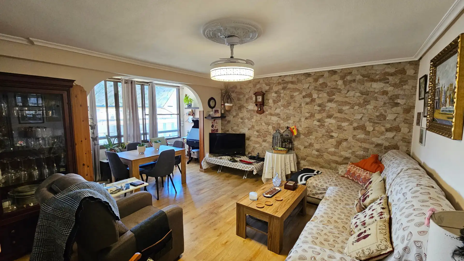 Sala de estar de Piso en venta en El Campello con Aire acondicionado, Calefacción y Parquet