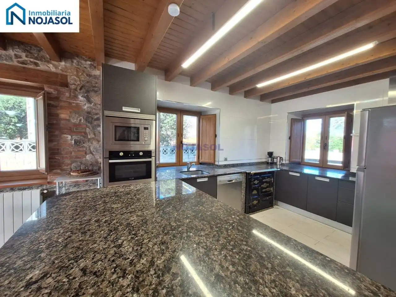 Cocina de Casa o chalet de alquiler en Noja con Calefacción, Jardín privado y Terraza