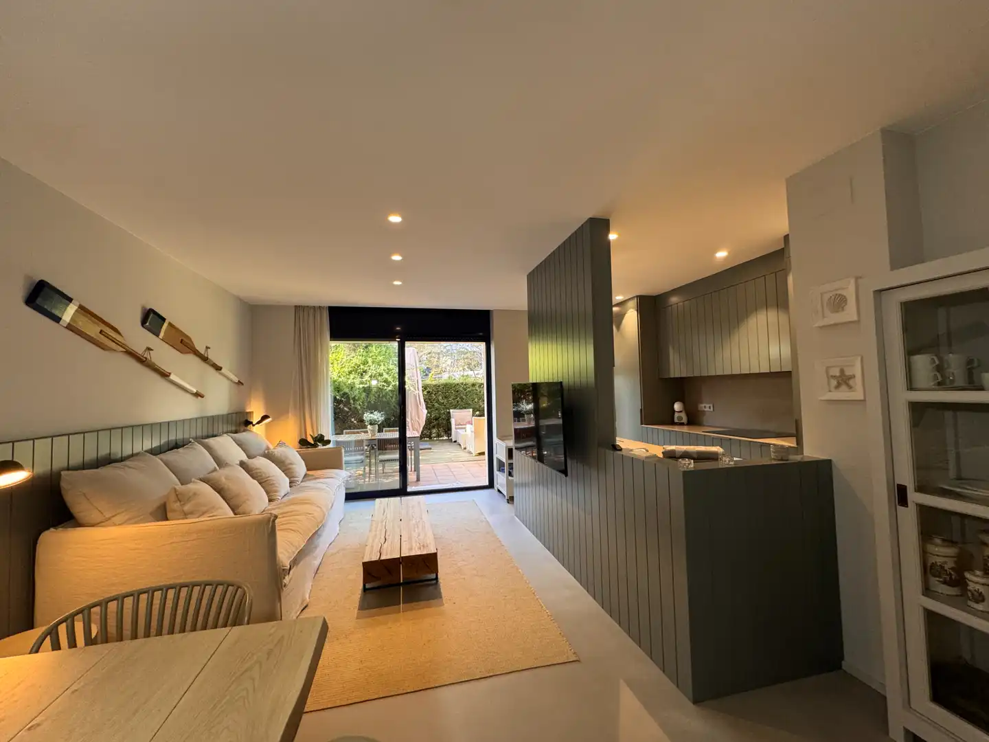 Living room of Flat for sale in Palafrugell  with Air Conditioner, Heating and Private garden