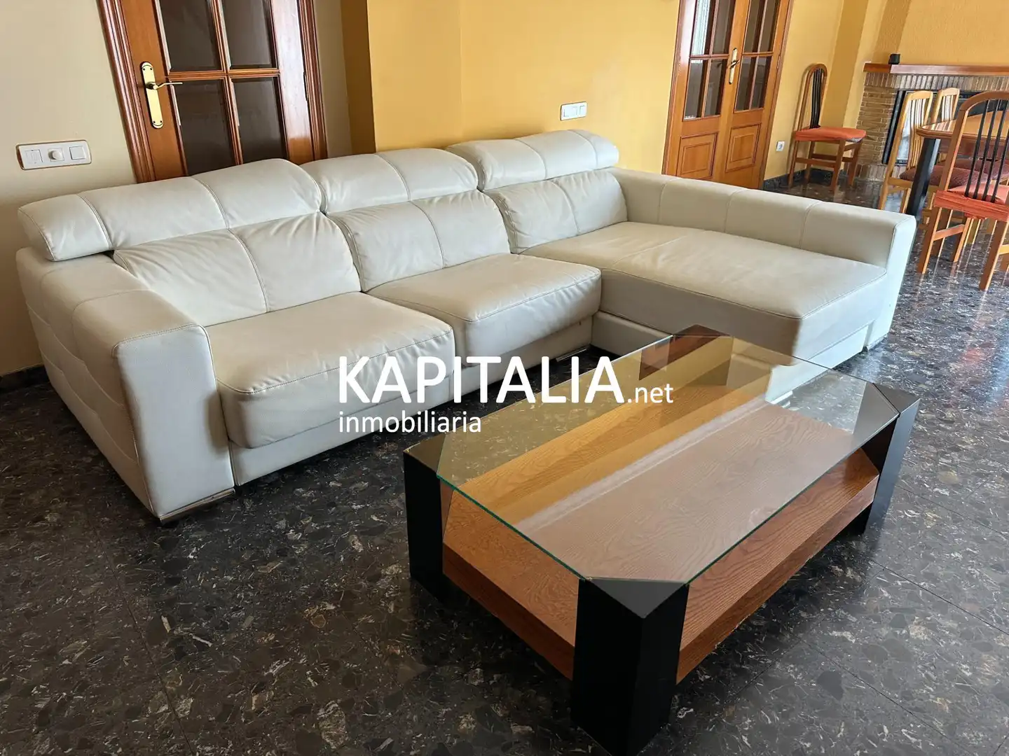 Sala de estar de Finca rústica en venta en El Palomar con Calefacción, Terraza y Trastero