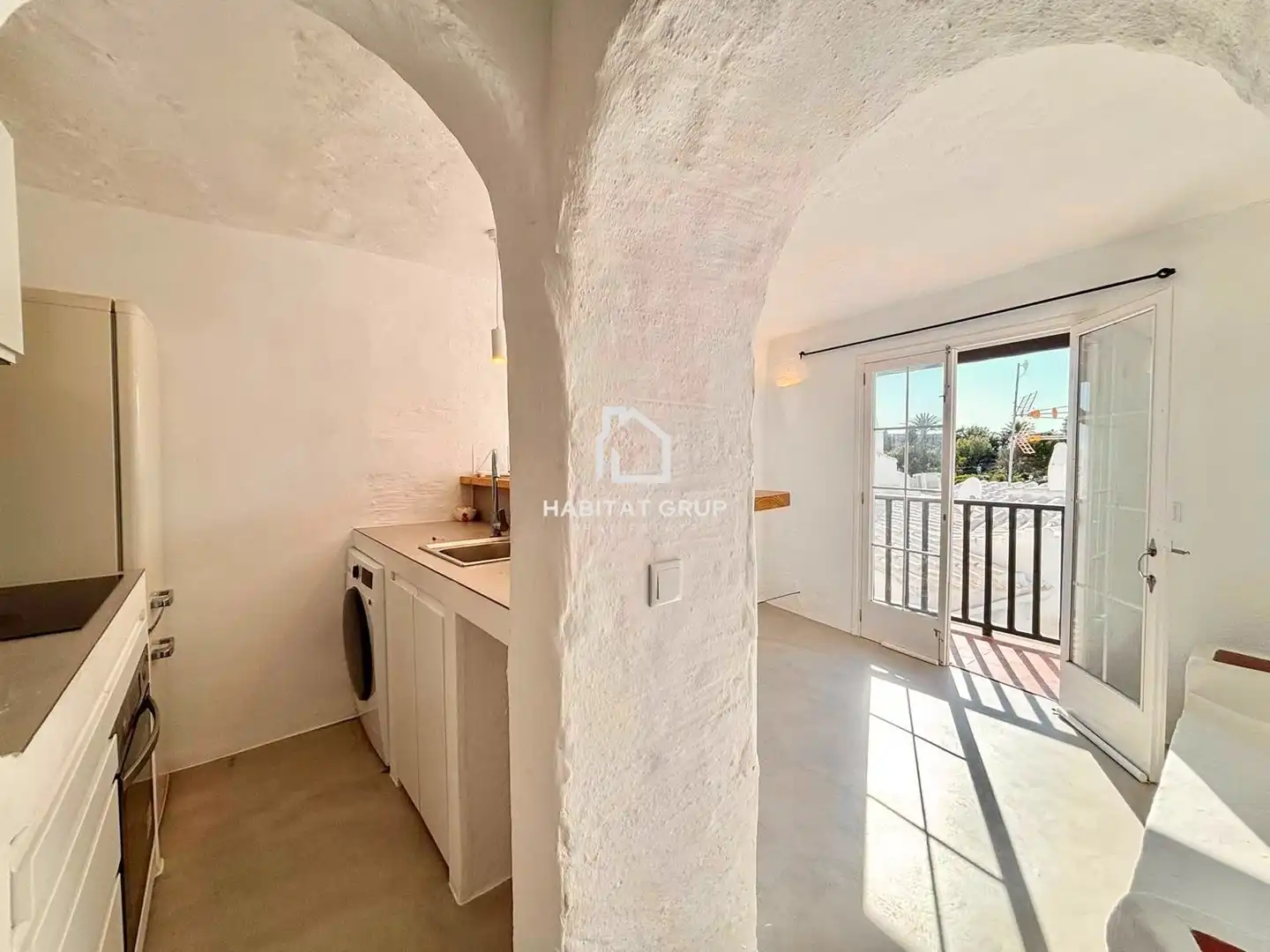 Exterior view of Flat for sale in Sant Lluís  with Heating and Private garden