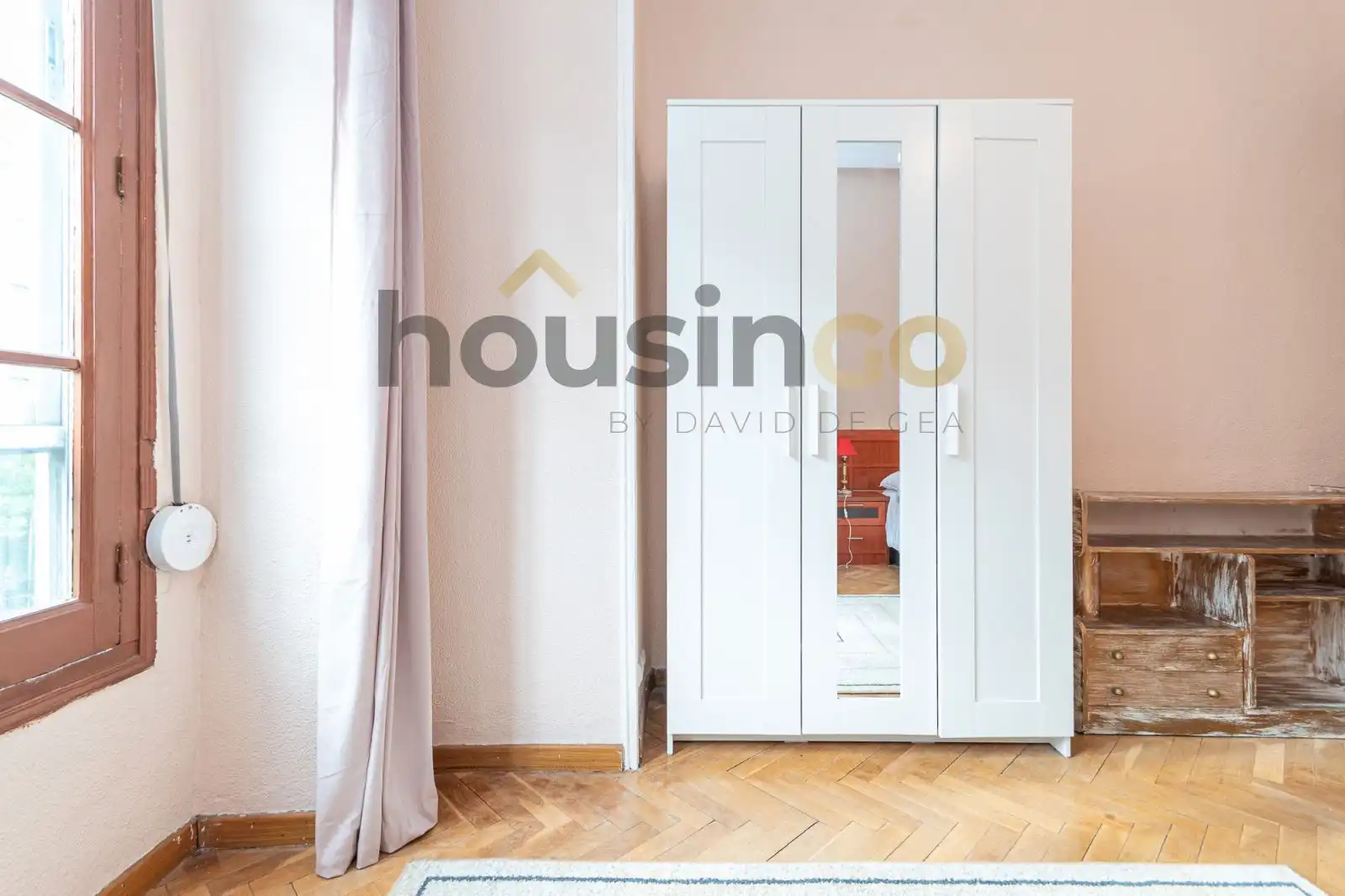 Bedroom of Flat for rent in Madrid  with Heating, Parquet flooring and Furnished