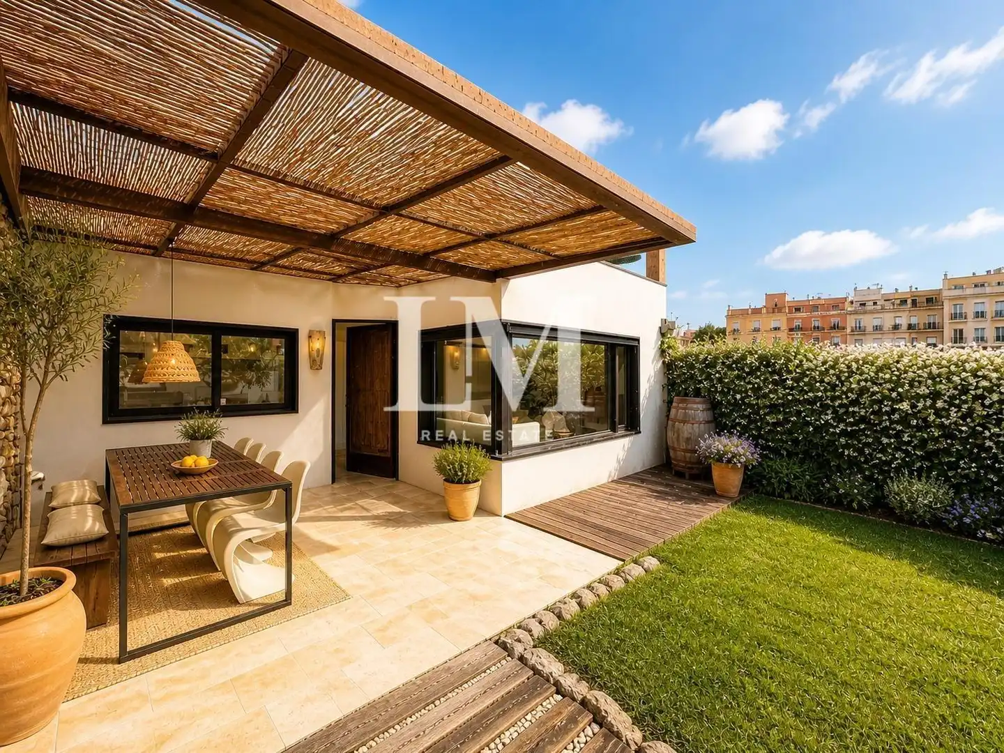 Terrassa de Casa o xalet de lloguer en  Barcelona Capital amb Aire condicionat, Jardí privat i Terrassa