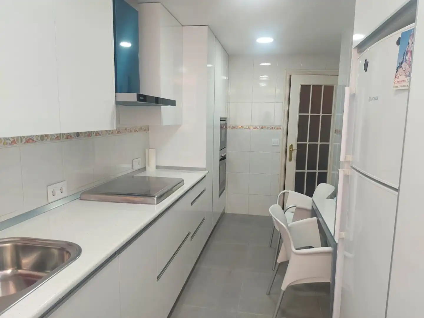 Cocina de Piso de alquiler en Murcia con Aire acondicionado, Amueblado y Lavadora