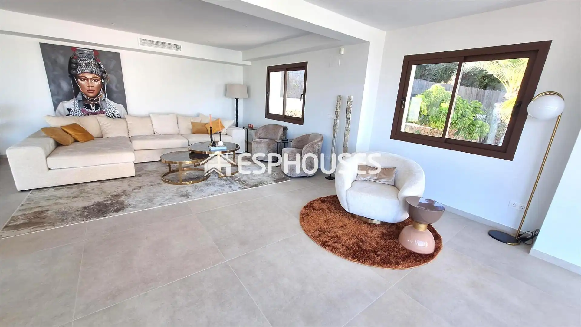 Wohnzimmer von Haus oder Chalet zum Verkauf in Altea mit Klimaanlage, Schwimmbad und Haustechnik