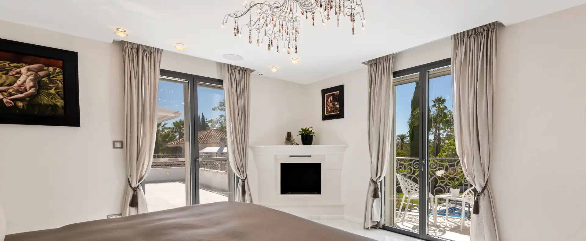 Habitación de Casa o chalet en venta en Marbella con Aire acondicionado, Jardín privado y Terraza